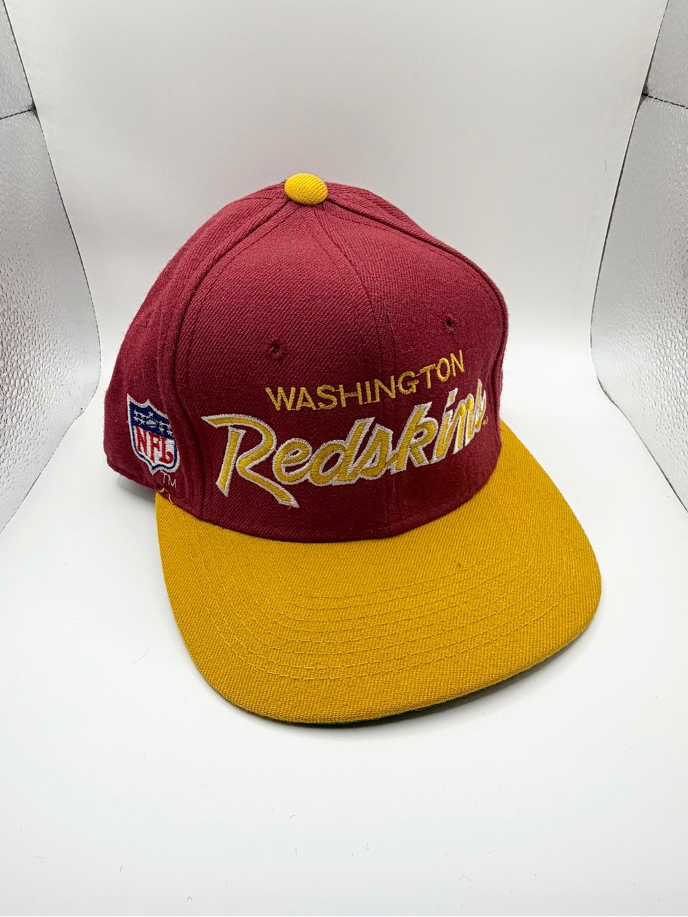 Vintage Sport Specialties Washington Redskins Script Fitted Hat Commanders 6 5/8
